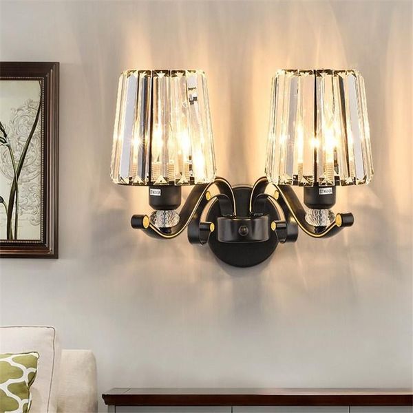 

crystal wall lamp bedroom living room