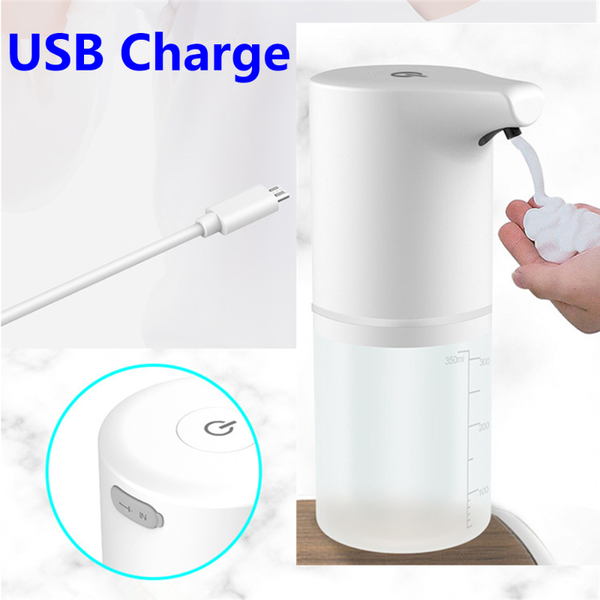 

liquid soap dispenser usb charge automatic foam smart sensor auto touchless hand sanitizer for bathroom