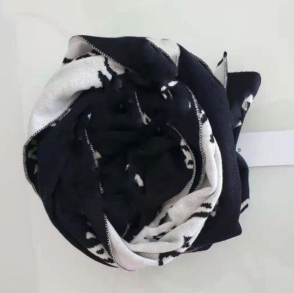 

2021 scarf for men letter pattern mans wool thick scarfs warm scarves size 200x35cm no box, Blue;gray