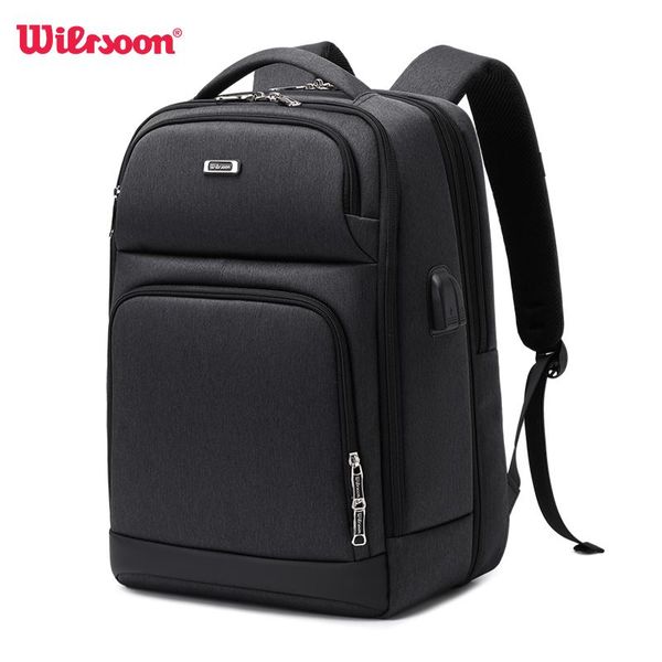 

backpack wiersoon usb charging lap15.6 inch business men travel mochila for women