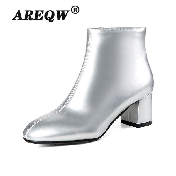 

boots arrival women ankle fashion winter shoes zipper lady party short footwear, Black