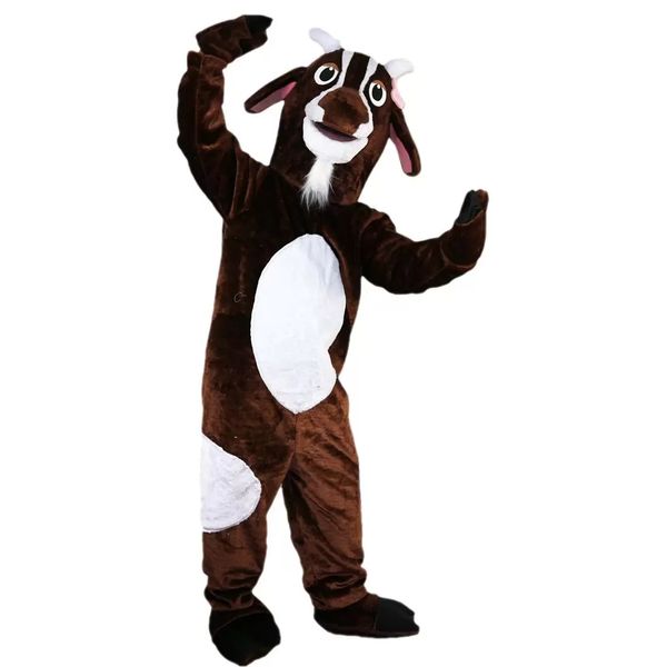 

performance goat mascot costumes halloween fancy party dress cartoon character carnival xmas easter advertising birthday party costume outfi, Red;yellow