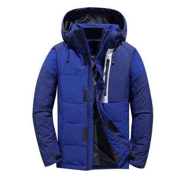 

down et men's short youth outdoor winter thick coat wear, Black