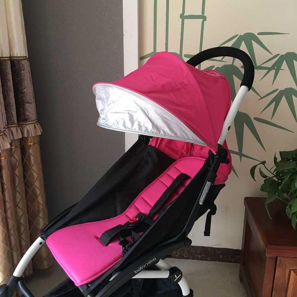 

stroller parts & accessories textile sunshade+seat cushion baby accessoire suitable for strollers mat sun canopy shield poussette pad o