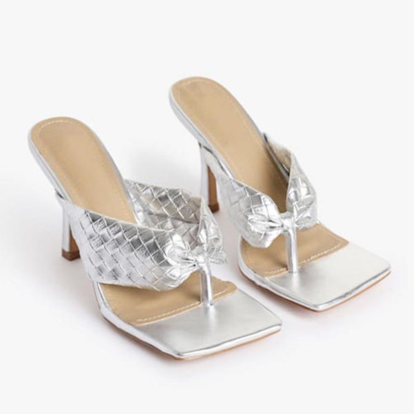 

woman sandals clip toe casual ladies thin heel pu square comfortable fashion slippers female summer, Black
