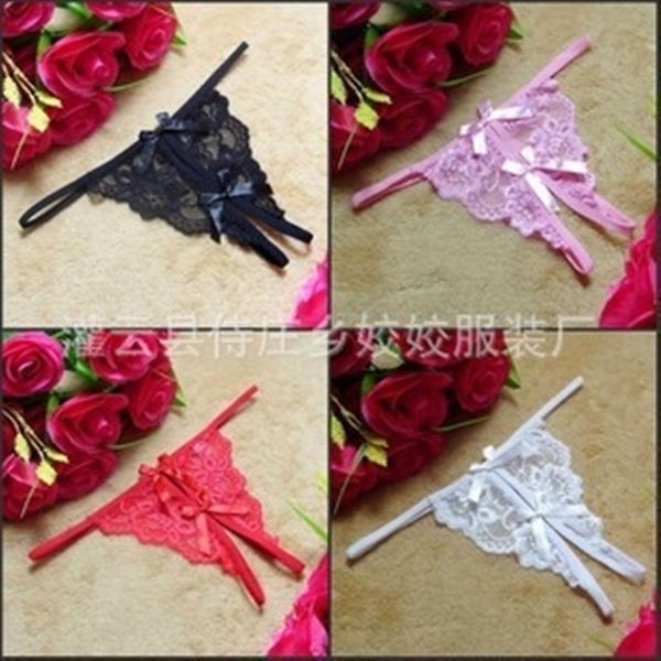 

zhyl underwearopen underwearpajamas lace underwearwomen's women's butterfly dayt-pants and thong underwearopen underwearpajamas, Red;black