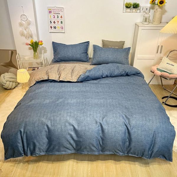 

bedding sets single bed sheet set couple duvet cover  linen bedspread for home