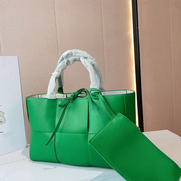 

2022 retro fashion woman weave tote bags big name spring and summer the new designer handbag wallet luxury high capacity 34cm+coin purse com