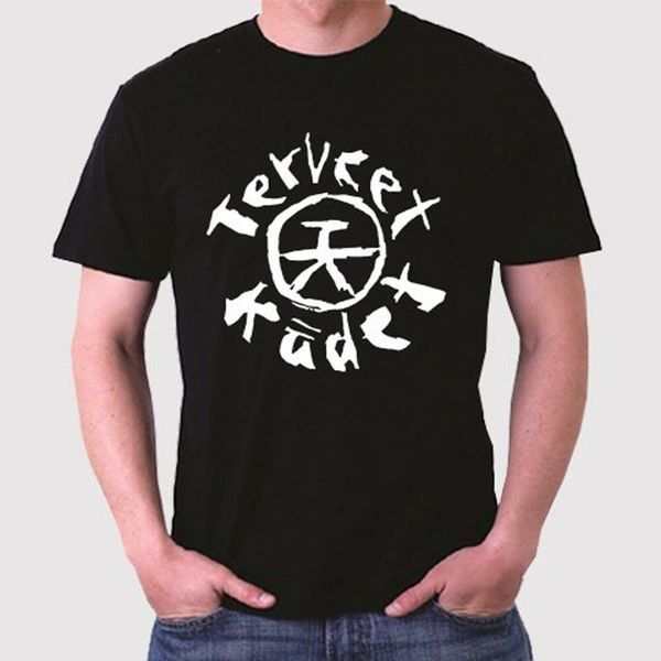 

terveet kadet hardcore logo men's black t-shirt size s to 3xl, White;black