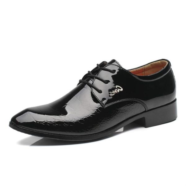 

dress shoes 2021 spring autumn men's business casual pointed toe slip-on breathable loafers for shows party wedding size 37-45, Black