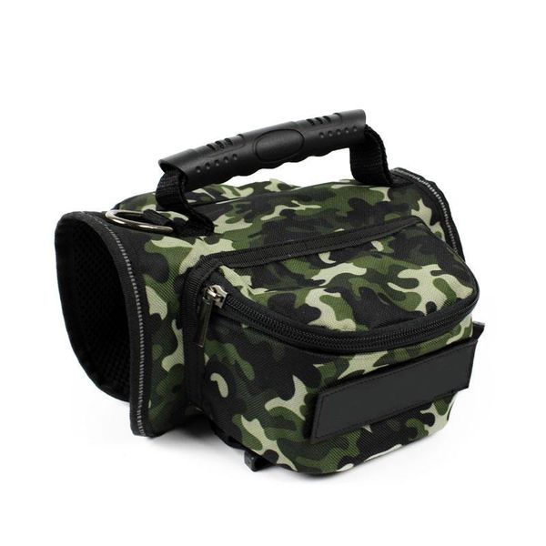 

dog collars & leashes luxury large capacity saddle bag pet harness carrier backpack traveling camping hiking rucksack for medium