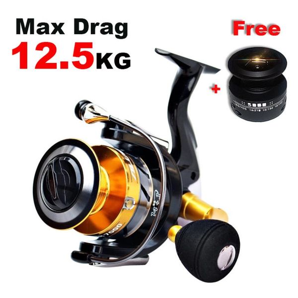 

14+1 bb wheel double spool fishing reel 5.5:1 gear ratio high speed spinning fish reels carp feeder for saltwater baitcasting