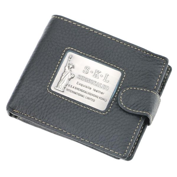 

wallets fashion coin bag genuine leather wallet male purse clutch men's card holder short men, Red;black
