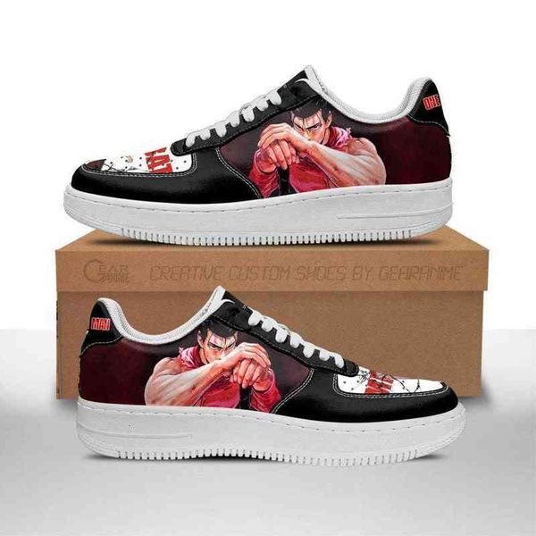 

diy shoes fan diy anime sneakers boots metal bat custom one punch man mens trainers breathable mh athletic road running gymnastics sho