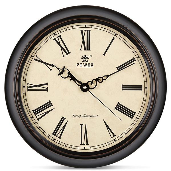 

wall clocks glass large retro clock silent metal nordic european big vintage mechanism relogio parede home decor 60wc