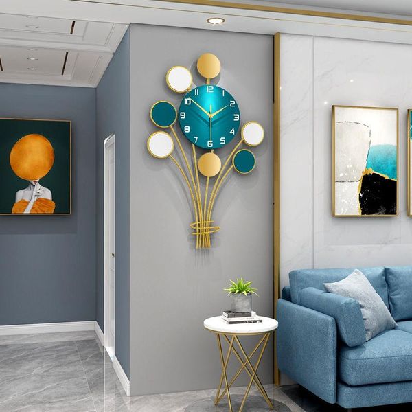 

wall clocks simple modern clock creative balloon punch-living room fashion