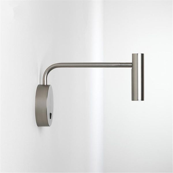 

wall lamp 3w rotatable led metal modern indoor home lighting staircase bedroom bedside ac85-265v warm light