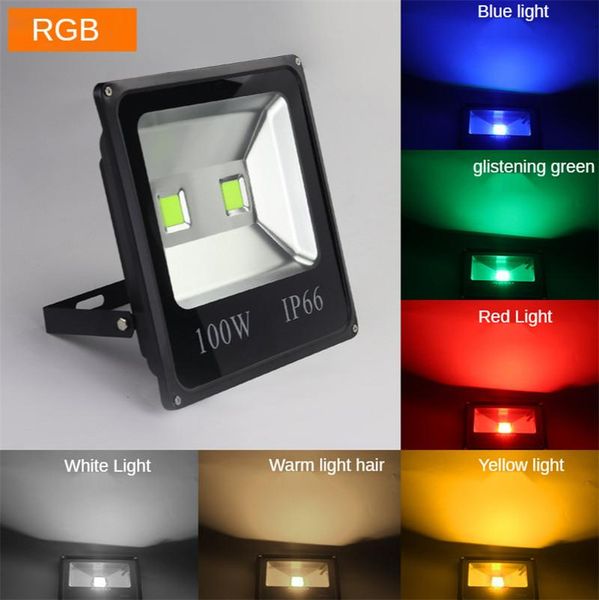 

tree lights landscape led 100w colorful squares parks bridges villas outdoor floodlight rgb spotlight 50w projector floodlights