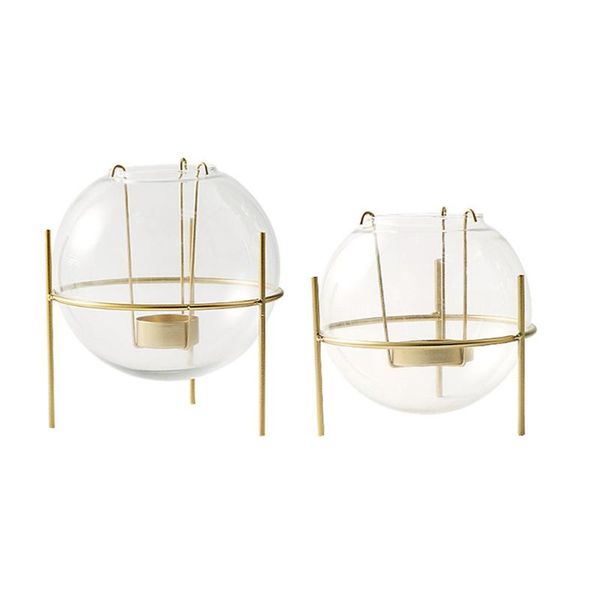 

candle holders 2pcs beautiful deskbrackets novel containers ornaments