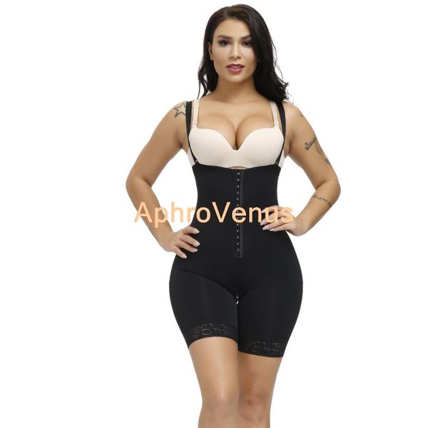 

full body waist trainer slimming shaper leg arm tummy control panties bust push up shapewear bulifter bodysuit women's shapers, Black;white