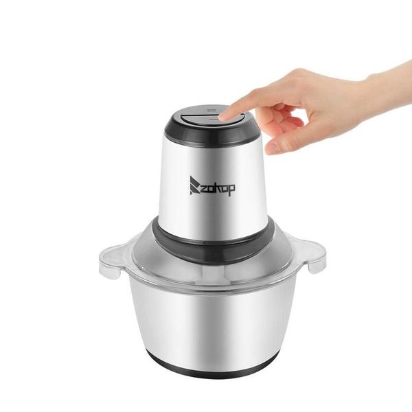 

other health care items meat grinder electric food chopper 2l 300w stainless steel kitchen processor for vegetables fruits and nuts ship fro
