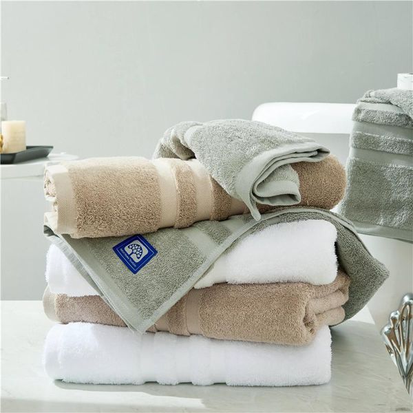 

1-3pc five star el face bath towel solid white 70*140 grey camel swimming beach bathcloth for home beauty salon textile