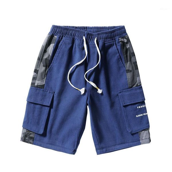 

camouflage men casual shorts cargo streetwear harajuku 2021 short harem pants men's, White;black