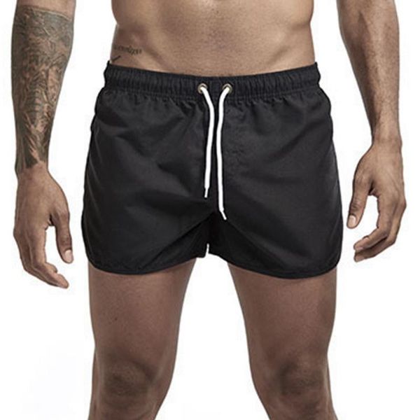 

men's shorts 2021 mens swimwear swim trunks beach board swimming pants swimsuits running sports surffing, White;black