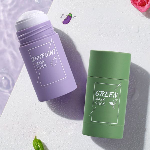

stock green tea cleansing solid mask deep clean beauty skin greenteas moisturizing hydrating face care facial masks & peels t427
