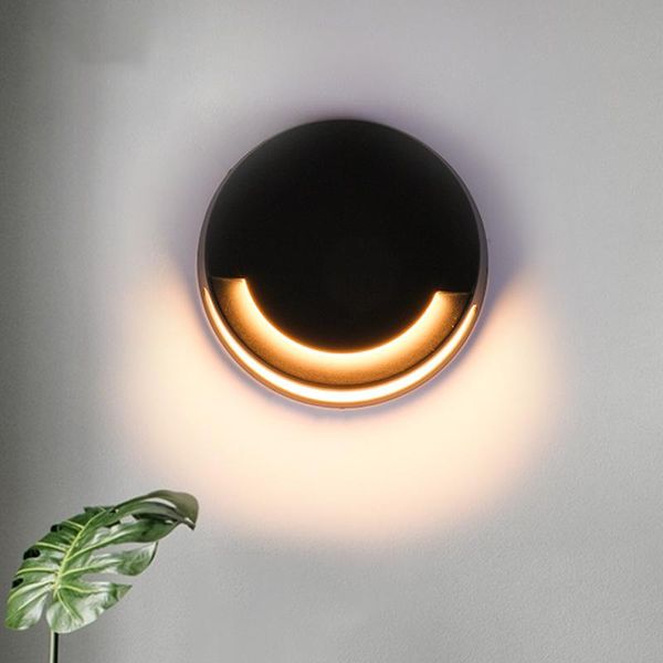 

modern led wall light 10w ip65 balcony lamp outdoor waterproof lighting aluminium porch garden fence ac110v 220v lamps
