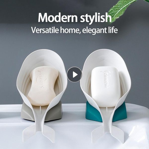 

soap dishes dolphin box bathroom shelf sucker toilet perforated plastic holder home storage protable