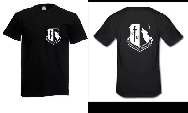 

mens t-shirt arms company wolfsburg i spells i fun i funny until 5xl, White;black