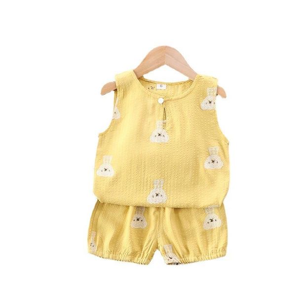 

summer casual children cartoon clothes kids o-neck t-shirt shorts2pcs/sets baby boy girls clothing toddler formal tracksuits sets, White