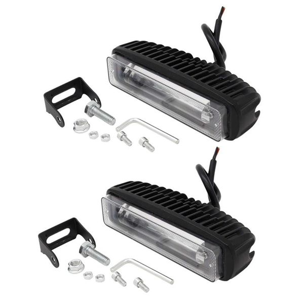 Autoscheinwerfer 4 Zoll 30W rote Linie LED Gabelstapler Warnlampe Sicherheitsarbeitslichtleiste Lager Gefahrenbereich (2 Stück)