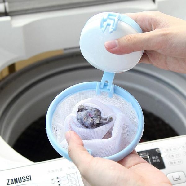 

laundry bags machine filter bag washing net home floating lint hair catcher