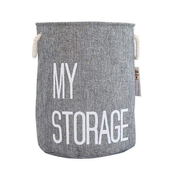 

laundry bags basket foldable with cover for dirty clothes toys book brief organizer