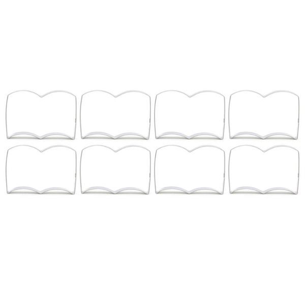 

baking moulds 8 pcs stainless steel cookies molds books shape cake