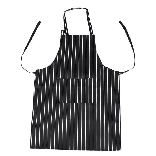 

kitchen baking ware zebra chalk stripes bib apron with pockets aprons