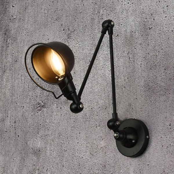 

wall lamp nordic industrial retro adjustable joint multifunctional personality creative living room bedroom bedside light