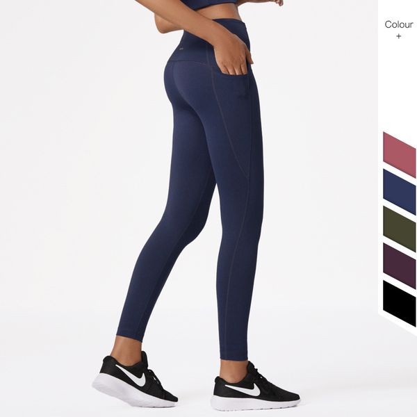 

gym women's tracksuit sport seamless leggings yoga push high-waisted tights lulu workout trainning sportswear, Black