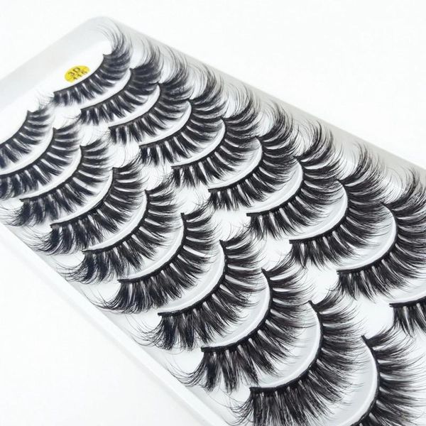 

false eyelashes 5/10pairs 3d faux mink natural thick long dramatic lashes makeup extension eyelash eye