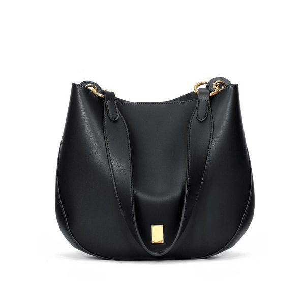 

evening bags stylish versatile cross-body bag simple one-shoulder underarm business commuter retro bucket soft handbag