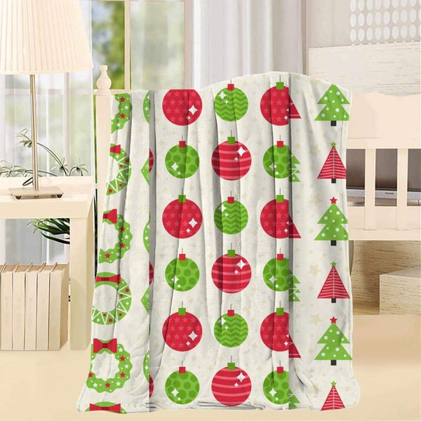 

pattern texture christmas 3d printing blanket throw/twin lightweight soft microfiber blankets for couch bed sofa
