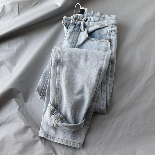 

women's jeans high waist cotton softener plus size women, Blue