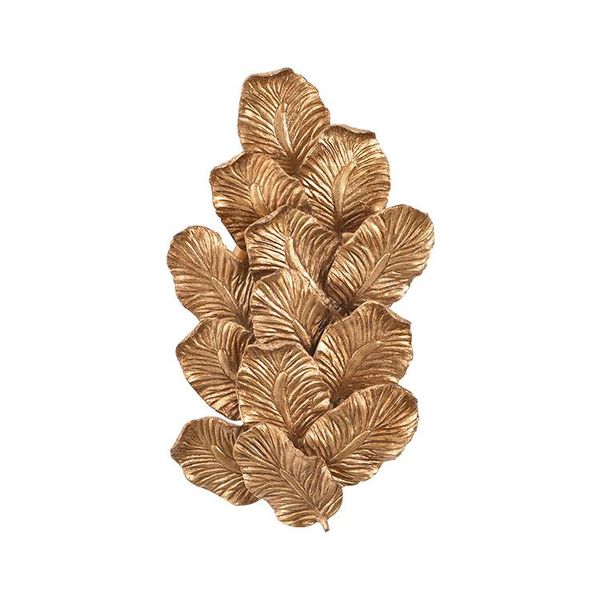 

wall lamp interior house lighting decor leaf shaped copper light