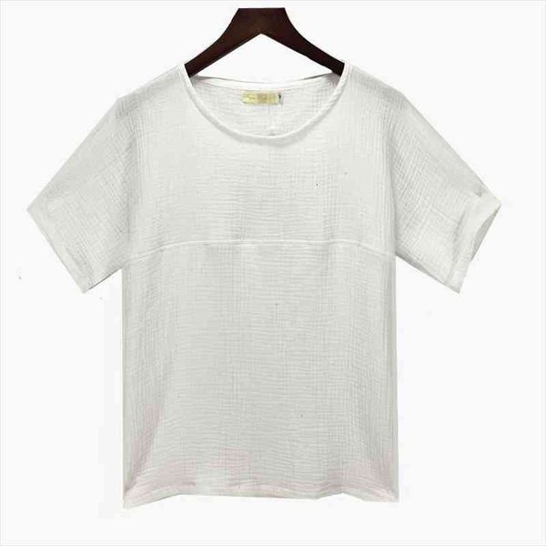 

Summer Women Cotton T-shirts casual Blouse Tops plus Size Tops L-4xl 5xl 6xl big Size Clothing 12 Colors, White