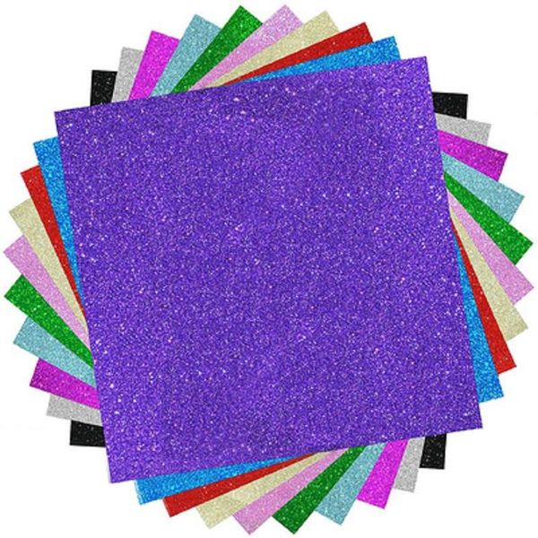 

other arts and crafts 10 sheets glitter permanent holographic adhesive craft diy gift christmas decoration 12" x transfer tape