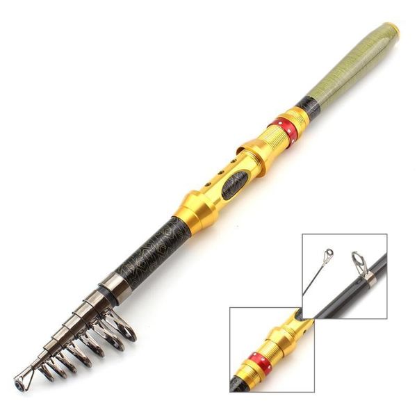 

1.8m 2.1m 2.4m 2.7m 3.0m fishing rod spinning fish hand tackle sea pole travel portable for fresh salt water boat rods