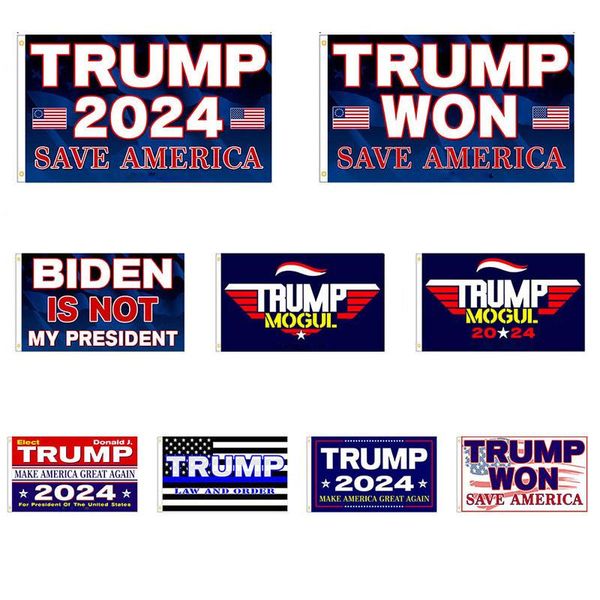 

trump election flag for 2024 stock 120 designs 3x5 ft 90x50 cm save america again president u.s. ensign