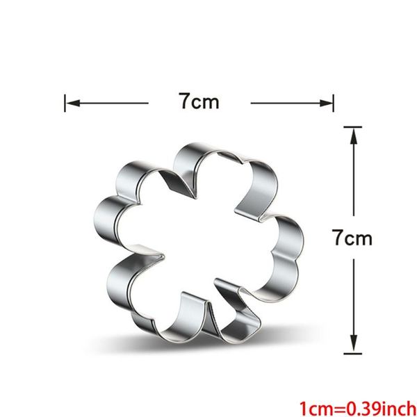 

baking moulds 14pcs/set clover stainless steel cookie biscuit cutters molds diy fondant cake 87ha